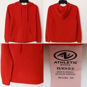 Athletic Works Hoodie Women XS Pullover Recycled Athleisure Sporty Y2Kcore Retro